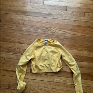 Yellow Women's Crop Top